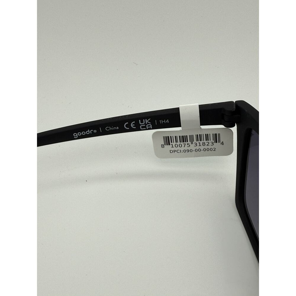 Goodr New Wave Renegade Sunglasses Black Polarized with Case NWT - Picture 7 of 10
